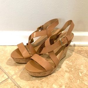 Franco Sarto “Stallion” Nude Wedge